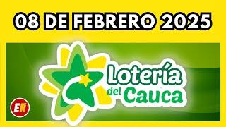 Resultado de la LOTERIA del CAUCA del 08 de Febrero de 2025