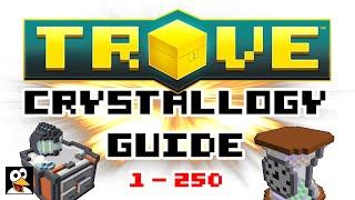 TROVE | CRYSTALLOGY GUIDE 1-250! (250-300 In The Description) | Trove Guide & Tutorial