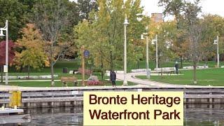 4K Exploring Oakville Bronte Heritage Waterfront Park - Popular Destination, Ontario 