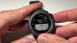 Garmin Instinct Solar | View Alternate Time Zones