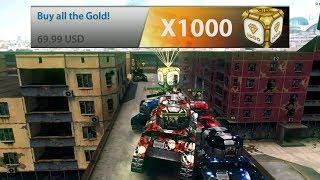 Tanki Online - Best Gold Box Takes | 1000 GOLD BOX BUNDLE