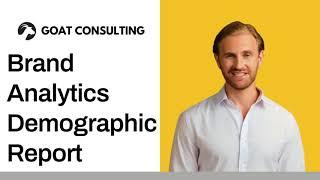 Brand Analytics Demographic Report on Amazon Seller Central - Goat Consulting