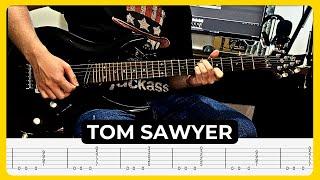 Tom Sawyer - Rush | Tabs | Guitar Lesson | Cover | Backing Track | All Guitar Parts | Solo