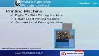 Textile Machines & Industrial Products by Macro Agencies Private Limited, Bengaluru