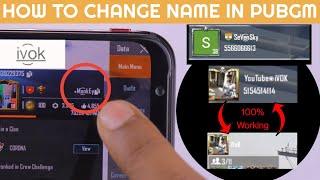 HOW TO CHANGE NAME IN PUBG MOBILE - STYLISH NAME CHARACTER - iVOK