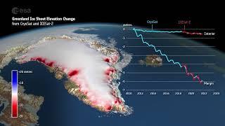 ESA and NASA satellites deliver first joint picture of Greenland Ice Sheet melting