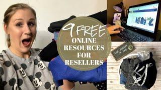 9 FREE Online Resources for RESELLERS | Poshmark, Ebay & Etsy Online Seller | Reseller Tips