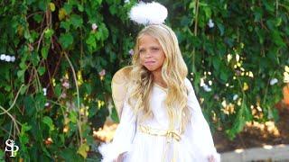 Kids' Angel Costume for Halloween or Dress Up  | Sparkle In Pink