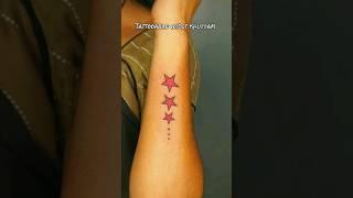 Star tattoo #startattoo #shorts #youtubeshorts #viralshorts