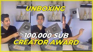 Orthopedic Surgeon Unboxes 100,000 Subscriber Creator Award