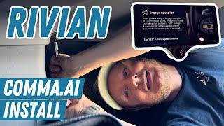 Installing Comma AI In Our Rivian R1T