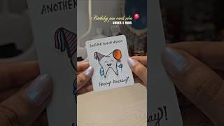 Birthday card idea️️ #art #diy #gift #craft #youtubeshorts #love #trending #youtubeshorts #shorts
