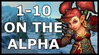 Classic WoW *ALPHA* 1-10 Leveling