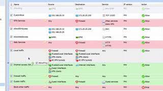 Kerio Control UTM v9.3 -  33 -  Re-arrange (re-order)  firewall rules