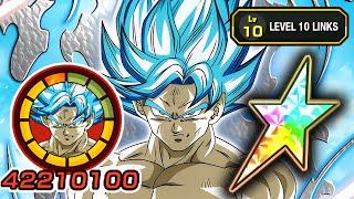 100% NEW UNIVERSE TREE SSB GOKU LEVEL 10 LINKS SHOWCASE!!! Dragon Ball Z Dokkan Battle