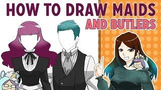 How to draw Anime Maid and Butler