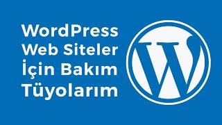 WordPress Site Bakımı Nasıl Yapılır, Ben Nasıl Yapıyorum?