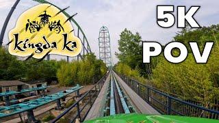 Kingda Ka Front Row POV [5K] | Six Flags Great Adventure 2023