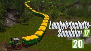 LANDWIRTSCHAFTS-SIMULATOR 17 FORST #20 - Probleme mit XXXXL-Anhängerkolonne! I LS17 Forst-Projekt