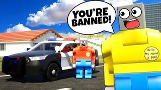 Getting BANNED From WEIRD Roleplay Servers in Brick Rigs Multiplayer!