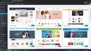 eMarket Theme Installation and Demo Import