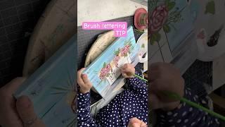 Brush Lettering Tips You NEED To Know