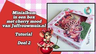 minialbum in een box - tutorial - deel 2