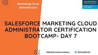 Marketing Cloud Administrator Certification Bootcamp Day7 - Email Studio Configurations