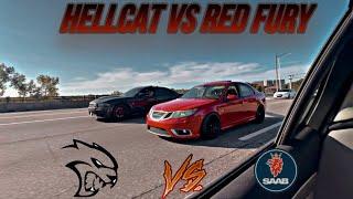 DODGE HELLCAT vs FBO SAAB 9-3 AERO XWD