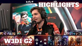 GX vs FNC - Highlights | Week 3 Day 1 LEC Winter 2025 | GIANTX vs Fnatic W3D1