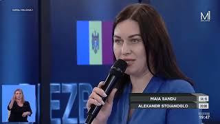 Maia Sandu: UE nu o să sprijine o țară controlată de Kremlin