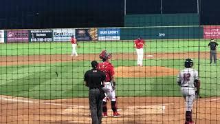 George Valera at bat