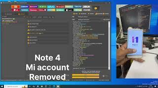 Redmi note 4 Mi account removed by unlock tool