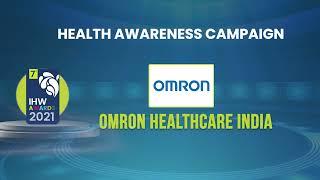 OMRON Healthcare India Conferred with IHW Award 2021