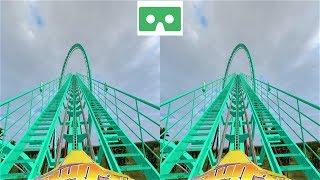 VR 3D video Roller Coaster 25 Американские Горки для VR очков 3D SBS VR box