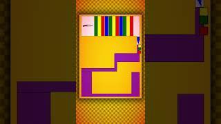 Square Race🟥🟦🟩🟨 #squarerace  #squareracegame #satisfying