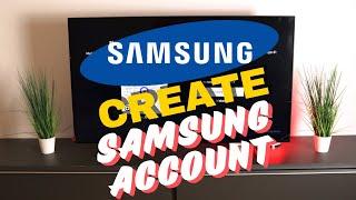 How to create Samsung Account 2024 on Smart TV