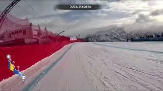 Cortina d’Ampezzo Downhill helmet camera