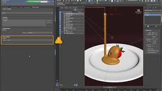 3ds Max Fluids Part 2 - Pouring Chocolate with an Animated Emitter