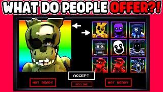 What Do People Offer For Shiny Scraptrap?! (Five Nights TD)