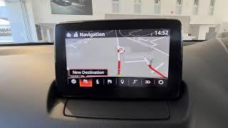 Mazda Sat Nav - Cancelling A Route and Waypoint Tutorial