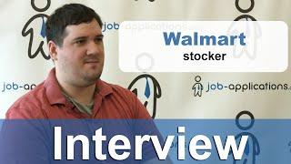 Walmart Interview - Stocker