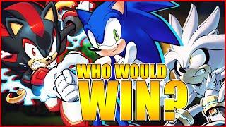 Sonic Vs Shadow Vs Silver