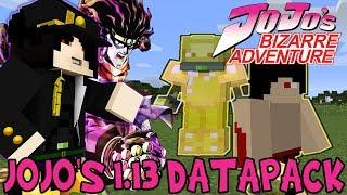 STANDS, BOSSES, STATS & MORE! || Minecraft JoJo's Bizarre Adventure Mod Review (JJBA 1.13 Datapack)