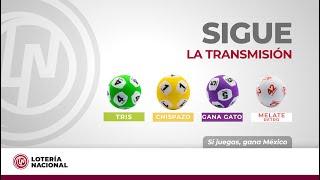 Sorteo Chispazo Clásico 11316, Tris Clásico 34297, Gana Gato 2861 y Melate Retro 1535.
