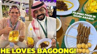 SAUDI EATS FILIPINO FOOD for the FIRST TIME (Philippines Week in Riyadh)