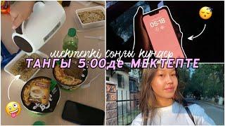 ТАҢҒЫ 5:00-де МЕКТЕПТЕ⏰/ ВЛОГ Алия Мерей