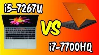 i5-7267U vs i7-7700HQ Laptop Benchmarks Test!  [4K]