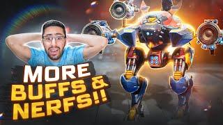 More BUFFS & NERFS - Major Rebalance Is Coming Soon | War Robots Test Server NEWS & Leaks WR