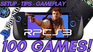 3️⃣ULTIMATE PlayStation 3 Emulation // RPCS3 – ROG ALLY X - 100 GAMES // Setup Guide, Tips, Gameplay